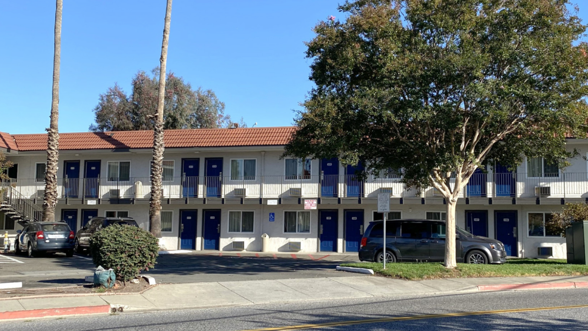 The city of Campbell’s Emergency Motel Service Program provides temporary shelter during severe weather and connects unhoused residents to support services and resources. Photo courtesy of Campbell.