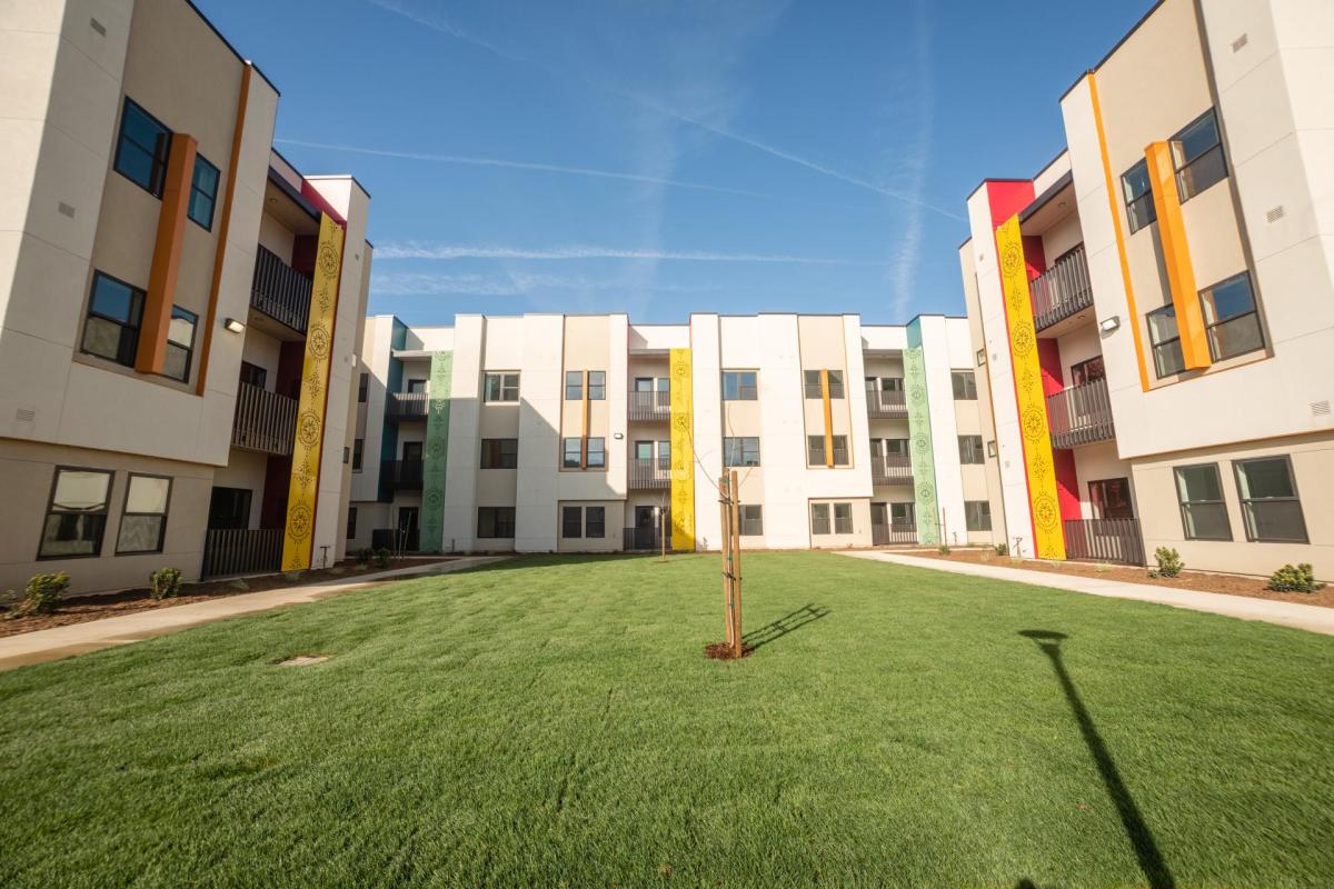 Rancho Colegio is one of several new housing developments in Visalia, where the city has issued more than 5,200 building permits since 2017. Photo courtesy of Self-Help Enterprises.