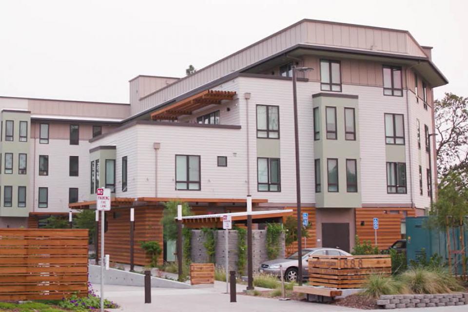 Exterior view of St. Paul’s Commons in Walnut Creek, CA.