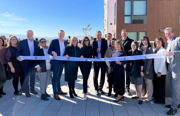 Community leaders gather for ribbon cutting