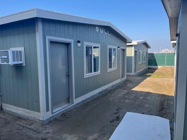 The Tulare Cares Emergency Homeless Shelter will provide structured, secure sleeping areas as residents move through the program’s entry, participation, and recovery stages. Photo courtesy of the city of Tulare. Building under construction