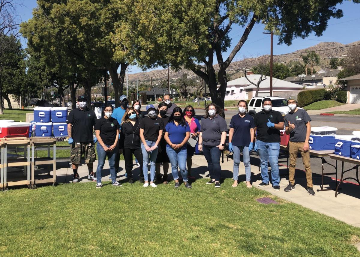 Group of volunteers