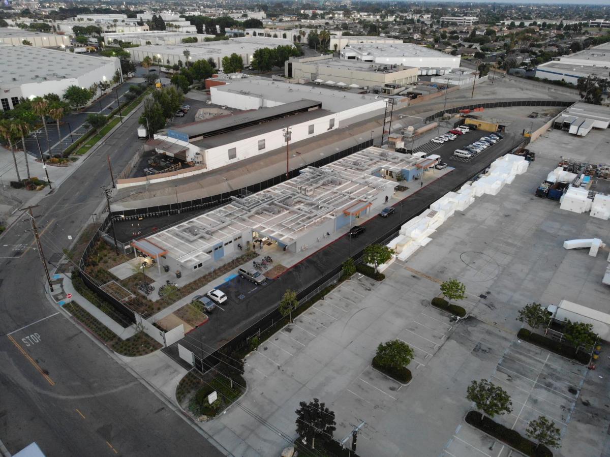 Aerial view of Navigation Center