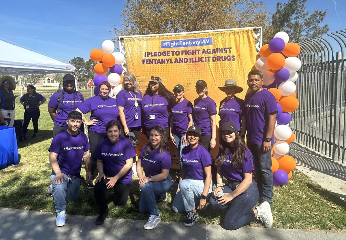 The city of Palmdale launched #FightFentanylAV — an initiative aimed at reducing drug overdose deaths through education and community engagement.  