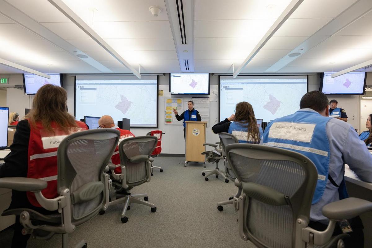 Emergency operations centers such as the one in Newport Beach help cities quickly respond to natural disasters and incidents.