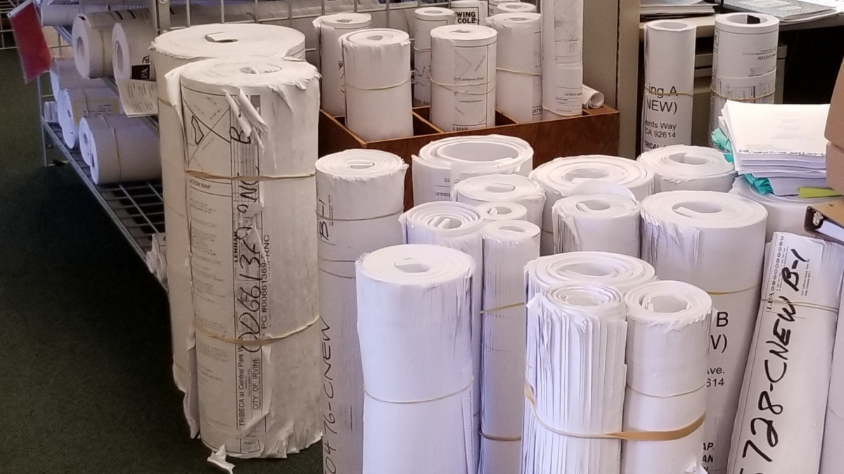 Rolls of paper