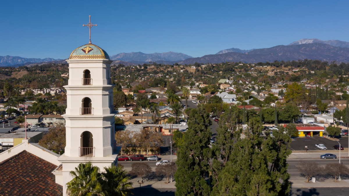 City aerial view