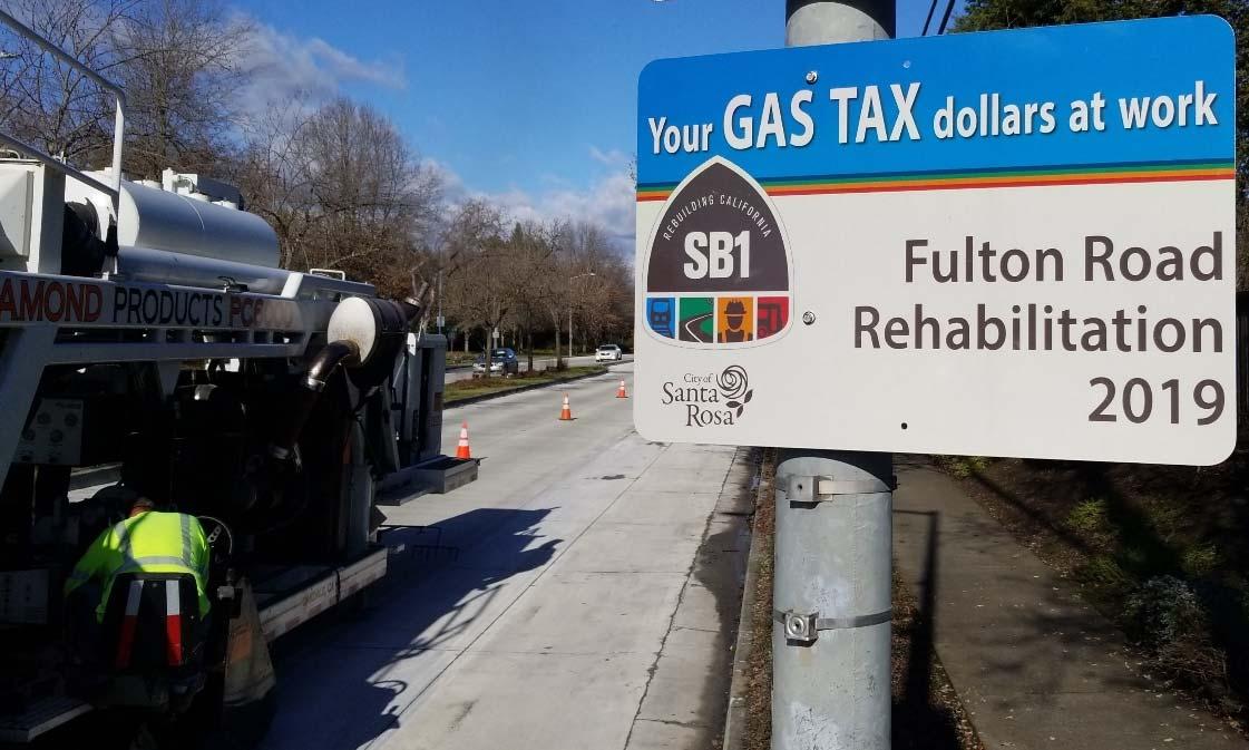 The city of Santa Rosa’s “Fulton Road Reconstruction” project repaired approximately 3,200 lineal feet of 4-lane principal arterial pavement and associated bike lanes.