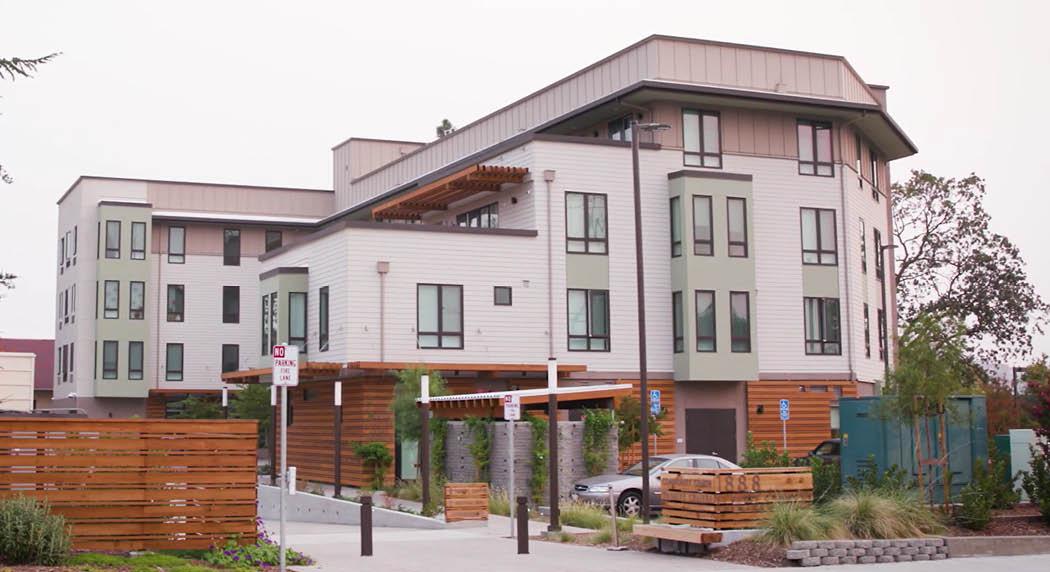 Exterior view of St. Paul’s Commons in Walnut Creek, CA.