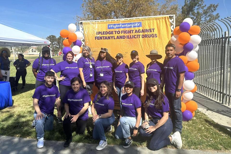 The city of Palmdale launched #FightFentanylAV — an initiative aimed at reducing drug overdose deaths through education and community engagement.  
