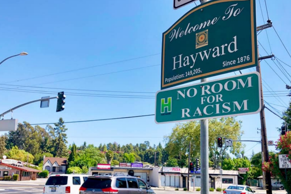 Hayward sign