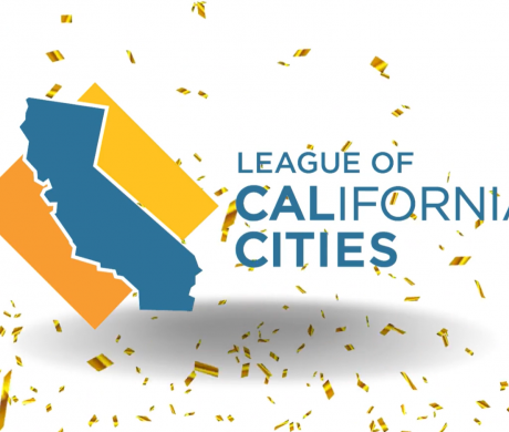 Logo with confetti