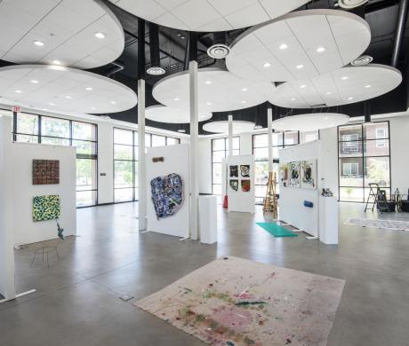 Courson Arts interior of art gallery.