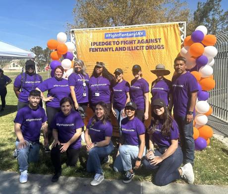 The city of Palmdale launched #FightFentanylAV — an initiative aimed at reducing drug overdose deaths through education and community engagement.  