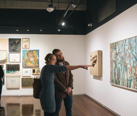 San Diego Central Library Hosts Portrait of Pomeroy Art Exhibit showcasing paintings and drawings by San Diego artists of the 1950s and 1960s.