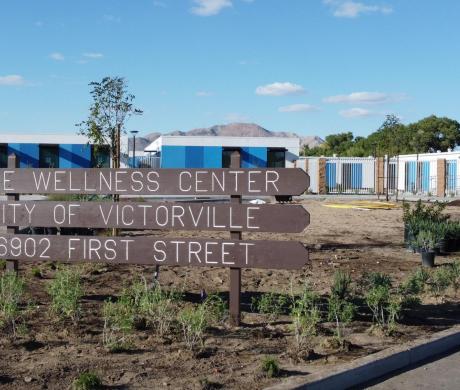 The Victorville Wellness Center is a low-barrier shelter with medical care, interim housing, and other supportive services.